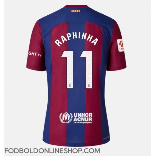 Barcelona Raphinha Belloli #11 Hjemmebanetrøje Dame 2023-24 Kortærmet